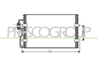 Condensator / Radiator aer conditionat PRASCO, Cod: CI053C001