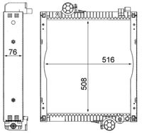 Thumbnail - Radiateur - CR216000S - MAHLE