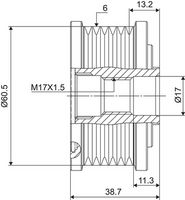Ελεύθερη περιστροφή γεννήτριας  VALEO NEW SPARE PART