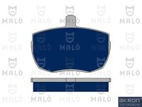 Комплект спирачно феродо, дискови спирачки 1050380 AKRON-MALÒ