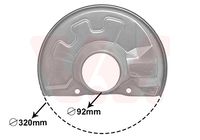 Dubļu sargs, Bremžu disks 5940371 VAN