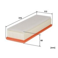 Gaisa filtrs WA9411 WIX FILTERS