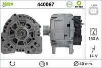 Generator / Alternator VALEO, Cod: 440067
