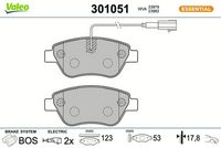 Bremsbelagsatz, Scheibenbremse
