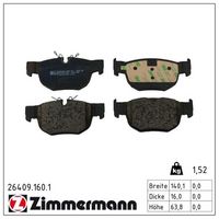 комплект спирачно феродо, дискови спирачки