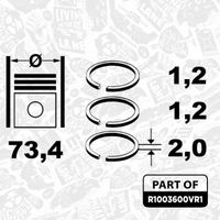 Thumbnail - Zuigerveerset - R1003600VR1 - ET ENGINETEAM