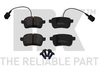 Bremsbelagsatz, Scheibenbremse