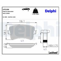Bremsbelagsatz, Scheibenbremse