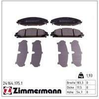 комплект спирачно феродо, дискови спирачки