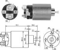 Solenoid, electromotor MAGNETI MARELLI, Cod: 940113050476