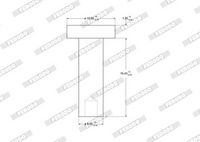 FERODO Spreidniet, trommelremvoering 2