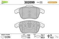 Bremsbelagsatz, Scheibenbremse