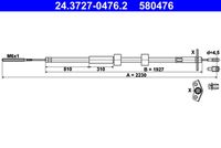 Seilzug, Feststellbremse