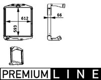 Thumbnail - Intercooler, inlaatluchtkoeler - CI126000P - MAHLE