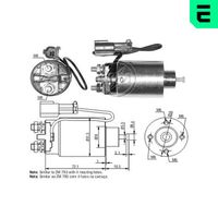 Solenoid, electromotor ERA, Cod: ZM4793
