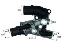 Thumbnail - Thermostaat, koelvloeistof - TI11780D - MAHLE