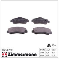 комплект спирачно феродо, дискови спирачки