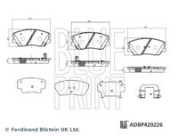 Bremsbelagsatz, Scheibenbremse