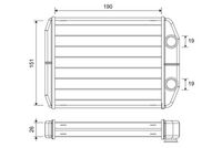 Wärmetauscher, Innenraumheizung