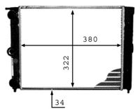 Thumbnail - Radiateur - CR344000P - MAHLE