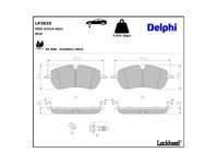 комплект спирачно феродо, дискови спирачки