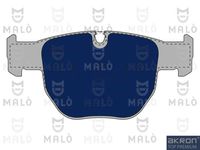 Комплект спирачно феродо, дискови спирачки 1050691 AKRON-MALÒ