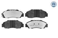 комплект спирачно феродо, дискови спирачки