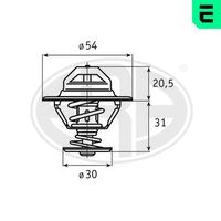 термостат, охладителна течност
