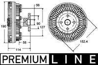 Thumbnail - Koppeling, radiateurventilator - CFC140000P - MAHLE