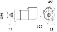 Thumbnail - Startmotor / starter - MS536 - MAHLE