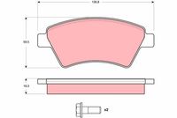 Bremsbelagsatz, Scheibenbremse