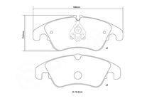 BREMBO High performance remblokkenset 3