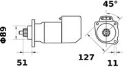 Thumbnail - Startmotor / starter - MS573 - MAHLE