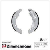 Комплект спирачна челюст 10990.113.1 ZIMMERMANN