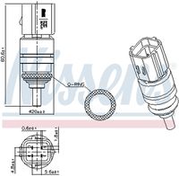 NISSENS Sensor, koelvloeistoftemperatuur 6