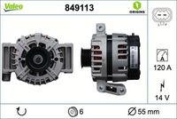 Generator / Alternator VALEO, Cod: 849113
