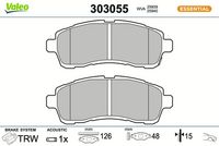 комплект спирачно феродо, дискови спирачки