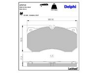 комплект спирачно феродо, дискови спирачки