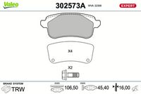Bremsbelagsatz, Scheibenbremse