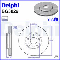 Disc frana DELPHI, Cod: BG3826