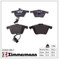 комплект спирачно феродо, дискови спирачки