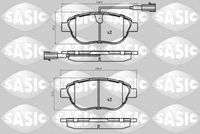 комплект спирачно феродо, дискови спирачки