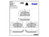 комплект спирачно феродо, дискови спирачки