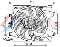 Ventilator, radiator AVA Clever Choice, Cod: FT7582