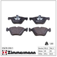 комплект спирачно феродо, дискови спирачки