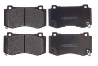 комплект спирачно феродо, дискови спирачки