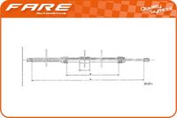 Жило, ръчна спирачка 18781 FARE SA