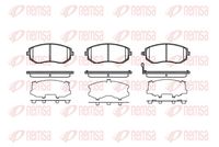 комплект спирачно феродо, дискови спирачки