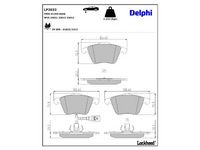 комплект спирачно феродо, дискови спирачки