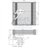 Evaporator, aer conditionat MEAT & DORIA, Cod: 997048